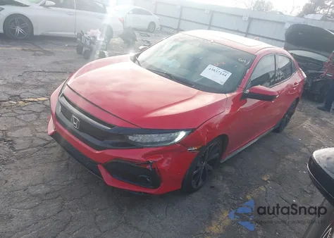 2018 Honda Civic Sport Touring из США, поврежденный, VIN SHHFK7H92JU231595